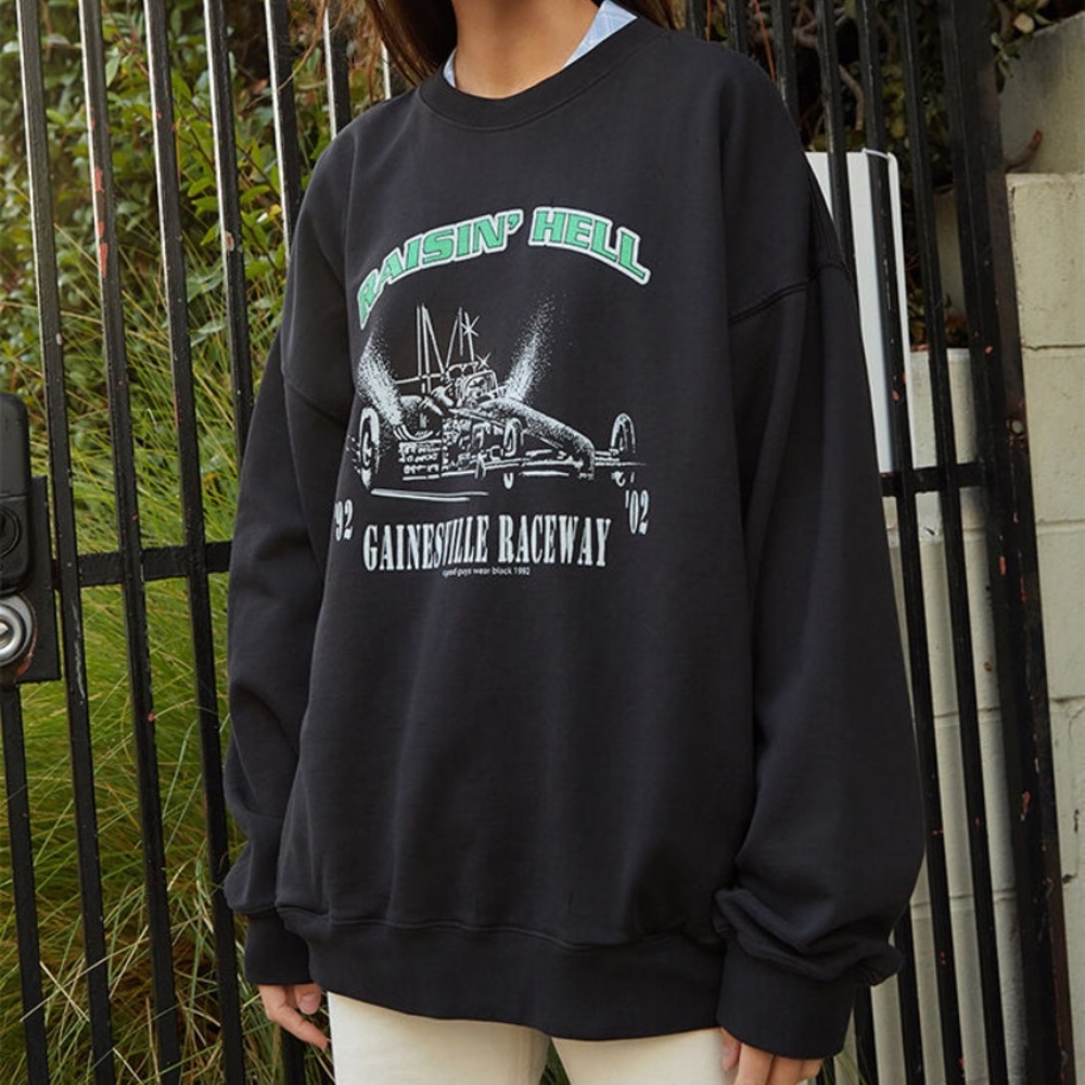 Brandy Melville Raisin hell crewneck